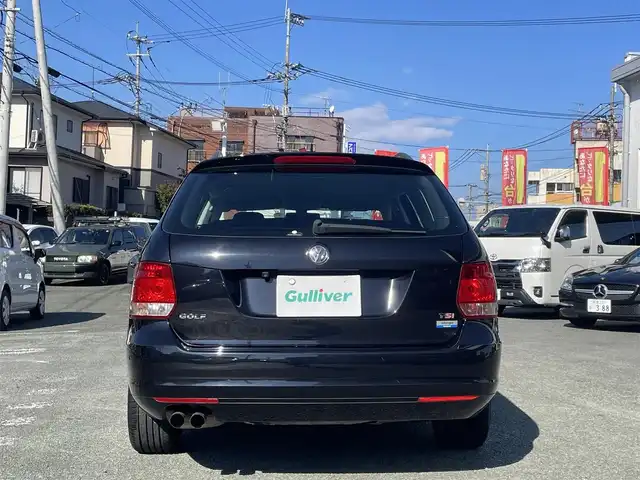 フォルクスワーゲン ゴルフ ヴァリアント TSI コンフォートライン 熊本県 2010(平22)年 10.6万km ディープブラックパールエフェクト 純正ナビ/【フルセグTV/Bluetooth/DVD/CD】/バックカメラ/横滑り防止システム/オートライト/ウインカーミラー/16インチ純正アルミホイール/純正フロアマット/ETC