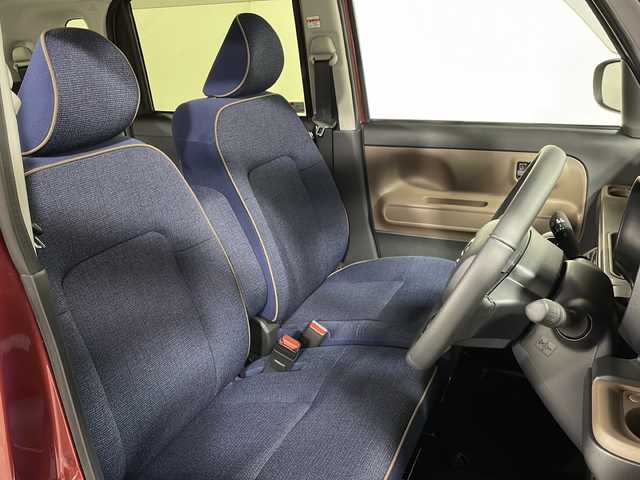 ダイハツ ムーヴ キャンバス セオリー G ターボ 広島県 2024(令6)年 0.8万km ファイアークォーツレッドM シートヒーター(運転席/助手席)/両側パワースライドドア/レーダークルーズコントロール/衝突被害軽減システム/オートマチックハイビーム/レーンキープアシスト/踏み間違い防止/フォグランプ/コーナーセンサー/エアバッグ(運転席/助手席/サイド/カーテン)/純正14インチホイールキャプ(155/65/R14)