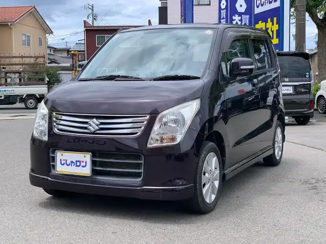 スズキ ワゴンＲ FX－LTD 福井県 2011(平23)年 4.3万km ミステリアスバイオレットパール (株)IDOMが運営する【じしゃロン福井店】の自社ローン専用車両になりますこちらは現金またはオートローンご利用時の価格です。自社ローンご希望の方は別途その旨お申付け下さい/純正オーディオ/プッシュスタート/スペアキー/オーディオソース/ヘッドライトレベライザー/純正フロアマット/電動格納ウィンカーミラー/ドアバイザー/純正アルミホイール