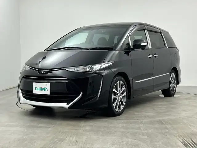 トヨタ エスティマ アエラス プレミアム 三重県 2019(令1)年 3.4万km ブラック /禁煙車//純正ナビ//フルセグ/Bluetooth/CD/DVD//バックモニター//トヨタセーフティセンス//レーディパーチャーアラート//オートマチックハイビーム//プリクラッシュセーフティ//クルーズコントロール//ハーフレザーシート//パワーシート//オートライト//前後ドライブレコーダー//ETC//純正18インチAW