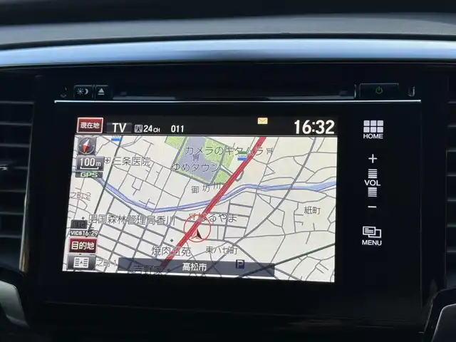 ホンダ オデッセイ アブソルート 香川県 2014(平26)年 11.7万km クリスタルブラックパール メーカーナビ/フルセグ/【CD/DVD/Bluetooth】/バックカメラ/クルーズコントロール/パワースライドドア/純正18インチアルミ/LEDヘッドライト/スマートキー/ビルトインETC