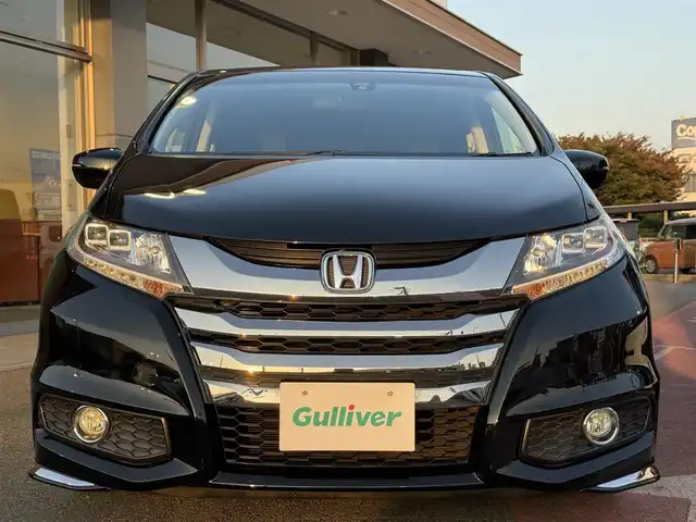 ホンダ オデッセイ アブソルート 香川県 2014(平26)年 11.7万km クリスタルブラックパール メーカーナビ/フルセグ/【CD/DVD/Bluetooth】/バックカメラ/クルーズコントロール/パワースライドドア/純正18インチアルミ/LEDヘッドライト/スマートキー/ビルトインETC