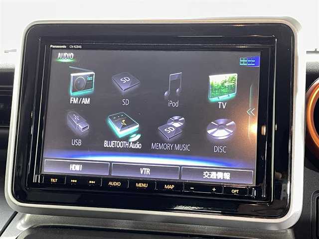 スズキ スペーシア ギア HYBRID XZターボ 大阪府 2019(令1)年 4.1万km オフブルーメタリック/ガンメタリック2トーンルーフ パナソニック大型ナビDVD/CD/AM/FMBluetoothフルセグTV全方位カメラデュアルセンサーブレーキETC両側パワースライドドアクリアランスソナープッシュスタートスマートキーシートヒーターオートライトLEDヘッドランプフォグランプヘッドアップディスプレイ電装格納ミラーレーンキープアシストルーフレールパドルシフトステアリングスイッチ