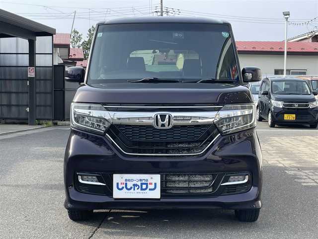 ホンダ Ｎ ＢＯＸ カスタム G L 秋田県 2017(平29)年 10.7万km プレミアムベルベットパープル・パール (株)IDOMが運営する【じしゃロン 秋田店】の自社ローン専用車両になります。こちらは現金またはオートローンご利用時の価格です。自社ローンご希望の方は別途その旨お申付け下さい/4WD/スマートキー/社外ナビ/Bカメ/ETC/片側パワスラ/シートヒーター