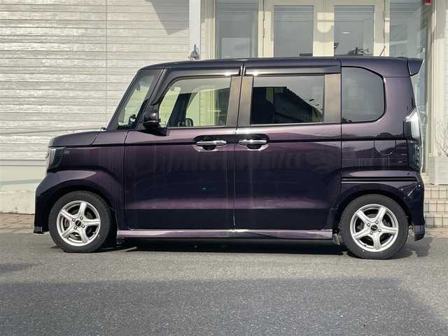 ホンダ Ｎ ＢＯＸ カスタム G L 秋田県 2017(平29)年 10.7万km プレミアムベルベットパープル・パール (株)IDOMが運営する【じしゃロン 秋田店】の自社ローン専用車両になります。こちらは現金またはオートローンご利用時の価格です。自社ローンご希望の方は別途その旨お申付け下さい/4WD/スマートキー/社外ナビ/Bカメ/ETC/片側パワスラ/シートヒーター