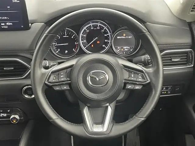 マツダ ＣＸ－５ XD プロアクティブ 岡山県 2022(令4)年 4.5万km ジルコンサンドメタリック 純正１０．２５インチメモリナビゲーション		/【フルセグ/Bluetooth/CarPlay】		/３６０°カメラ		/純正17inアルミホイール+サマータイヤ：装着			/レーダークルーズコントロール		/ETC		/電動リアゲート/パワーシート/シートメモリー/LEDヘッドライト（AUTO機能付き）/ハイビームアシスト		/シートヒーター	/ステリングヒーター	/横滑り防止機能		/衝突軽減システム		/車線逸脱防止システム			/ブラインドスポットモニター	/ステアリングスイッチ		/プッシュスタート		/コーナーセンサー				/フロアマット				/取扱説明書		/スペアキー×１	/新車保証書