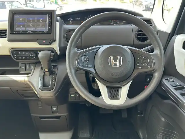 ホンダ Ｎ ＢＯＸ L 鳥取県 2021(令3)年 3.2万km プラチナホワイトパール ４WD/ワンオーナー/純正ナビ/フルセグ/DVD/CD/BT/USB/バックカメラ/ホンダセンシング/レーダークルーズコントロール/レーンキープアシスト/LEDヘットライト/前席シートヒーター/片側パワースライドッドア/プッシュエンジンスタート/アイドリングストップ/フロアマット/ドアバイザー