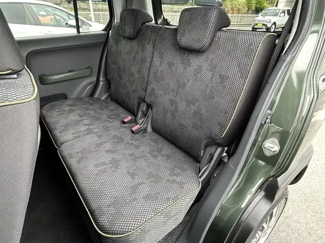 スズキ ハスラー G 愛知県 2019(令1)年 8.9万km クールカーキパールメタリック/ホワイト2トーンルーフ ワンオーナー/社外メモリナビ/フルセグテレビ/Bluetooth/アイドリングストップ/ドアバイザー/プッシュスタート/シートヒーター/レーンキープ/衝突軽減ブレーキ/社外マフラーカッター