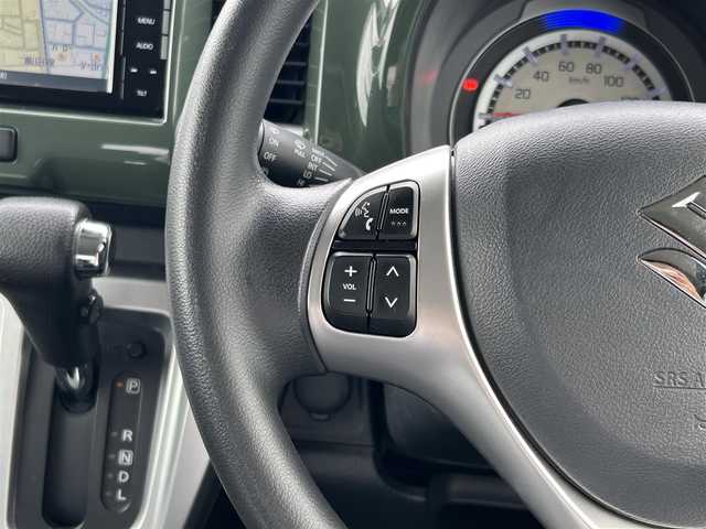 スズキ ハスラー G 愛知県 2019(令1)年 8.9万km クールカーキパールメタリック/ホワイト2トーンルーフ ワンオーナー/社外メモリナビ/フルセグテレビ/Bluetooth/アイドリングストップ/ドアバイザー/プッシュスタート/シートヒーター/レーンキープ/衝突軽減ブレーキ/社外マフラーカッター