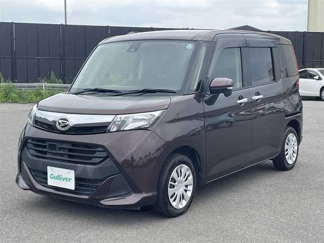 ダイハツ トール G SAⅡ 山形県 2018(平30)年 7万km プラムブラウンクリスタルマイカ 10.1インチアルパインフリップダウンモニター (RSH10S-L)/衝突被害軽減システム/メモリナビ/　　【CD DVD BT フルセグ】/バックモニター/両側パワースライドドア/クルーズコントロール/オートヘッドライト/アイドリングストップ/ステアリングスイッチ/電動格納ウィンカーミラー/AAC/純正フロアマット/ドアバイザ―/スマートキー×2/ETC