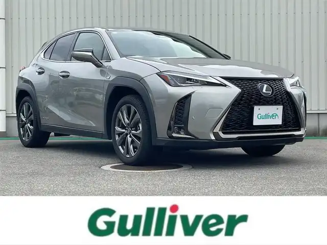 レクサス ＵＸ 250h Fスポーツ 富山県 2019(平31)年 3.4万km ソニックチタニウム 〇4WD/〇純正10.3インチナビ/〇フルセグTV/〇ハンズフリーパワーバックドア/〇バックカメラ/〇ビルトインETC2.0/〇ドライブレコーダー/〇全車速追従機能付レーダークルーズコントロール/〇コーナーセンサー/〇セーフティシステム＋/〇ブラインドスポットモニター/〇LEDヘッドランプ/〇LEDフロントフォグランプ/〇オートライト/〇オートマチックハイビーム/〇革巻きステアリング/〇ステアリングヒーター/〇パドルシフト/〇合皮シート/〇シートヒーター/パワーシート/〇スマートエントリー/〇スマートキー/カードキー/〇プッシュスタート/〇純正18インチアルミホイール/〇リアバンパー/〇禁煙車