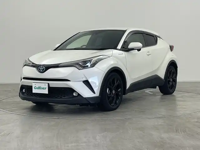 トヨタ Ｃ－ＨＲ G モード ネロ 群馬県 2019(平31)年 2.3万km ホワイトパールクリスタルシャイン 純正ナビ　バックカメラ　ドラレコ　ＥＴＣ　ハーフレザーシート　シートヒーター　アダプティブクルーズコントロール　ＢＳＭ　衝突被害軽減ブレーキ　革巻きステアリング　ＬＥＤライト　スマートキー　禁煙車