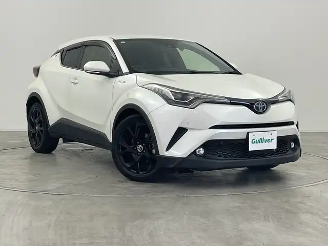 トヨタ Ｃ－ＨＲ G モード ネロ 群馬県 2019(平31)年 2.3万km ホワイトパールクリスタルシャイン 純正ナビ　バックカメラ　ドラレコ　ＥＴＣ　ハーフレザーシート　シートヒーター　アダプティブクルーズコントロール　ＢＳＭ　衝突被害軽減ブレーキ　革巻きステアリング　ＬＥＤライト　スマートキー　禁煙車