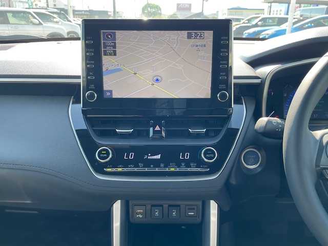 トヨタ カローラ クロス ハイブリッド Z 長崎県 2023(令5)年 1.2万km アティチュードブラックマイカ 純正メーカーナビ/BT/Mira cast/USB/バックカメラ/ムーンルーフ/モデリスタエアロ/ハーフレザーシート/D席パワーシート/前席シートヒーター/トヨタセーフティセンス/レーダークルーズコントロール/レーンキープアシスト/ステアリングスイッチ/オートマチックハイビーム/LEDヘッドライト/パワーバックドア/ドライブレコーダー/ビルトインETC