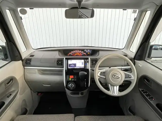 ダイハツ タント X SA Ⅲ 滋賀県 2017(平29)年 6.2万km ブラックマイカメタリック 純正ナビ/(Bluetooth/フルセグ/CD/DVD)/スマートアシストIII/・衝突軽減ブレーキ/・先行車発進告知/・レーンキープアシスト/・Autoハイビーム/LEDオートライト/片側電動スライドドア/アイドリングストップ/D席シートヒーター/バックカメラ/純正フロアマット/ドアバイザー/ETC/USB