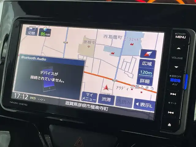 ダイハツ タント X SA Ⅲ 滋賀県 2017(平29)年 6.2万km ブラックマイカメタリック 純正ナビ/(Bluetooth/フルセグ/CD/DVD)/スマートアシストIII/・衝突軽減ブレーキ/・先行車発進告知/・レーンキープアシスト/・Autoハイビーム/LEDオートライト/片側電動スライドドア/アイドリングストップ/D席シートヒーター/バックカメラ/純正フロアマット/ドアバイザー/ETC/USB