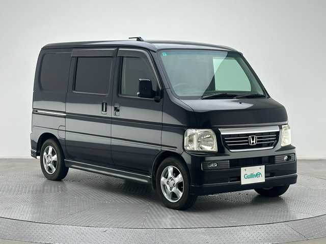 ホンダ バモス L ターボ ローダウン 兵庫県 2007(平19)年 11.6万km ナイトホークブラックパール 純正HDDナビ/（CD/AM/FM、HDD）/ETC/パワーステアリング/AC/パワーウィンドウ（前席）/純正フロアマット/LEDヘッドライト/フォグランプ/ドアバイザー