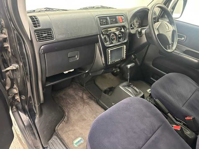 ホンダ バモス L ターボ ローダウン 兵庫県 2007(平19)年 11.6万km ナイトホークブラックパール 純正HDDナビ/（CD/AM/FM、HDD）/ETC/パワーステアリング/AC/パワーウィンドウ（前席）/純正フロアマット/LEDヘッドライト/フォグランプ/ドアバイザー