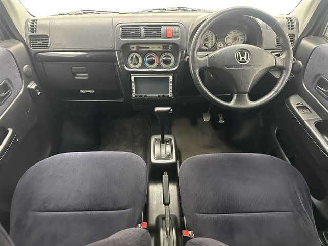 ホンダ バモス L ターボ ローダウン 兵庫県 2007(平19)年 11.6万km ナイトホークブラックパール 純正HDDナビ/（CD/AM/FM、HDD）/ETC/パワーステアリング/AC/パワーウィンドウ（前席）/純正フロアマット/LEDヘッドライト/フォグランプ/ドアバイザー