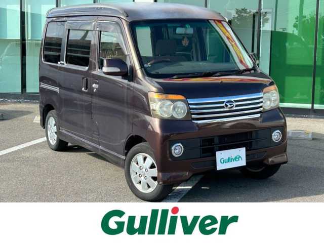 ダイハツ アトレー ワゴン カスタム ターボ RS リミテッド 和歌山県 2008(平20)年 13.9万km プラムブラウンクリスタルマイカ 片側スライドドア/純正13インチアルミホイール/ETC/オートエアコン/パワーステアリング/パワーウィンドウ/デュアルエアバッグ