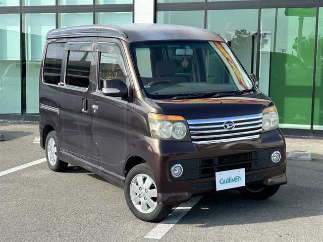 ダイハツ アトレー ワゴン カスタム ターボ RS リミテッド 和歌山県 2008(平20)年 13.9万km プラムブラウンクリスタルマイカ 片側スライドドア/純正13インチアルミホイール/ETC/オートエアコン/パワーステアリング/パワーウィンドウ/デュアルエアバッグ