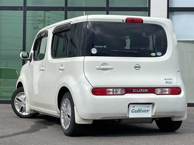 日産 キューブ 15X FOUR Mセレクション 道南・函館 2010(平22)年 5.3万km ホワイトパール ・純正SDナビ/・ワンセグTV/・Bluetooth接続/・純正AW付ノーマルタイヤ積込/・純正エンジンスターター/・フロントフォグランプ/・スマートキー/・エンジンプッシュスタート/・スペアキー