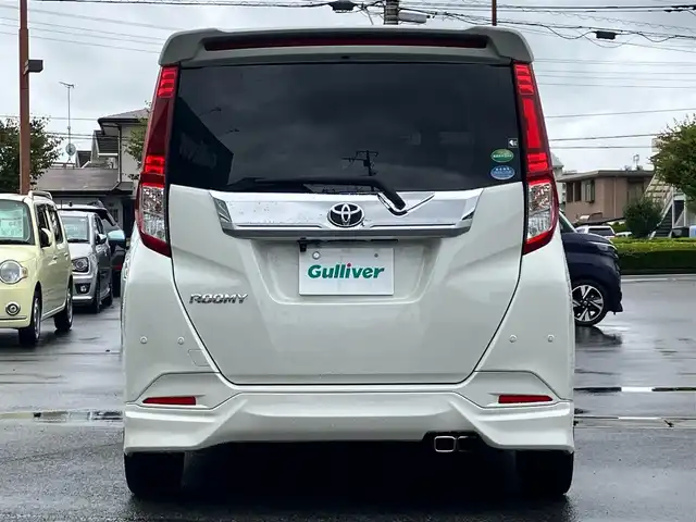トヨタ ルーミー カスタムG－T 静岡県 2019(平31)年 7.4万km パールホワイトⅢ アルパイン9インチディスプレイオーディオ/モデリスタエアロ（F.S.R）/バックカメラ/ドライブレコーダー/ETC/デジタルインナーミラー/エンジンスタートボタン/パワーステアリング/パワーウィンドウ/アイドリングストップ/スマートキー/スペアキー1本/オートエアコン/クルーズコントロール/USB入力端子/純正フロアマット/D席N席シートヒーター/両側パワースライドドア/純正アルミホイール/ABS/横滑り防止装置/コーナーセンサー前後/レーンキープアシスト/オートライト/オートマチックハイビーム/LEDヘッドライト/Wエアバック/衝突軽減システム/デジタルインナーミラー