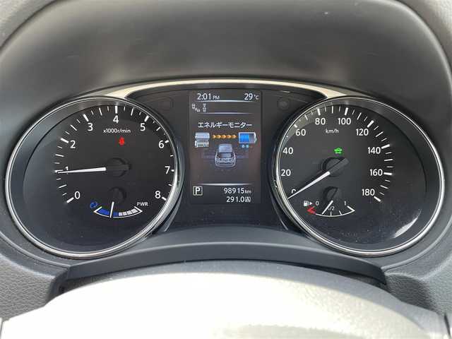 日産 エクストレイル ハイブリッド 20X エマージェンシーブレーキ 岐阜県 2015(平27)年 9.9万km ブリリアントホワイトパール ワンオーナー/4WD/純正ナビ/【CD.DVD.TV．Bluetooth．AM/FMラジオ】/アラウンドビューモニター/バックカメラ/スマートキー/クルーズコントロール/ダウンヒルアシストコントロール/ETC/ドライブレコーダー/純正アルミホイール/シートヒーター/LEDライト/オートライト/フォグライト/電格ウィンカーミラー/純正フロアマット/取扱説明書/保証書/スペアキー