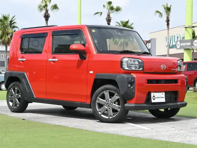 ダイハツ タフト G ターボ 千葉県 2020(令2)年 5.1万km コンパーノレッド スマートアシストIII/エコアイドル/スカイフィールトップ/レーダークルーズコントロール/社外メモリーナビ/地デジTV/【DVD/CD再生機能　Bluetooth接続】/バックカメラ/前席シートヒーター/革巻きステアリング/ステアリングスイッチ/LEDヘッドライト/フォグライト/コーナーセンサー/純正15インチアルミホイル/サイド/カーテンエアバッグ/キーフリーシステム