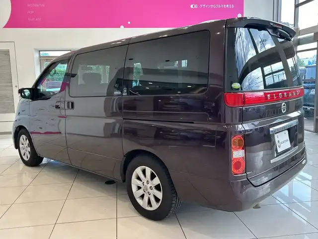 日産 エルグランド 250V 埼玉県 2008(平20)年 8.6万km ディープカシス 保証書、取扱説明書/スペアキー/フリップダウンモニター/純正HDDナビ/ フルセグTV/AUX/DVD/アラウンドビューモニター、バックカメラ、サイドカメラ/両側パワースライドドア/前後コーナーセンサー/ETC/3列目オープンウィンド