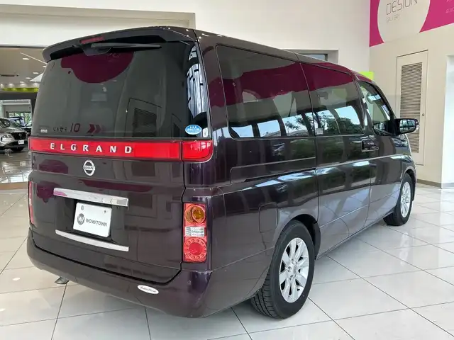 日産 エルグランド 250V 埼玉県 2008(平20)年 8.6万km ディープカシス 保証書、取扱説明書/スペアキー/フリップダウンモニター/純正HDDナビ/ フルセグTV/AUX/DVD/アラウンドビューモニター、バックカメラ、サイドカメラ/両側パワースライドドア/前後コーナーセンサー/ETC/3列目オープンウィンド