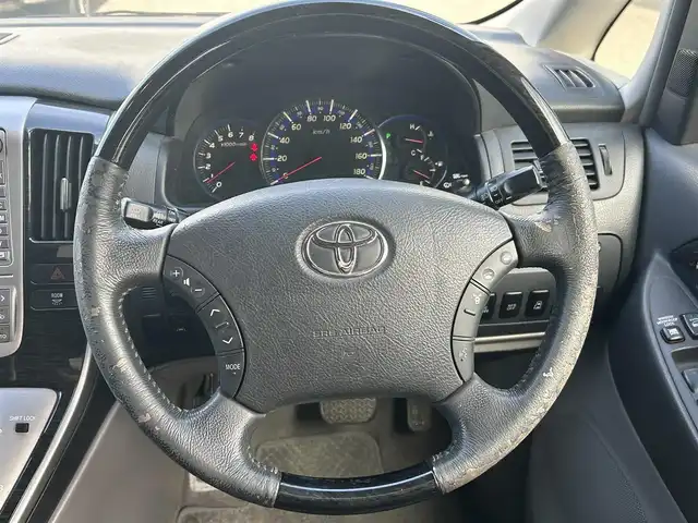 トヨタ アルファード Ｖ AS 愛知県 2005(平17)年 7.9万km ブラックマイカ ワンオーナー/純正HDDナビ(FM/AM/CD/DVD/MD/アナログ)/サンルーフ/純正フリップダウンモニター/バックカメラ/100V充電/両側パワースライドドア/HIDヘッドライト/フォグランプ/純正AW17インチ/電動格納ミラー/純正エアロ/純正フロアマット/リモコンキー・スペアキー１本/ステアリングリモコン/ハンズフリー/ABS/取扱説明書・保証書