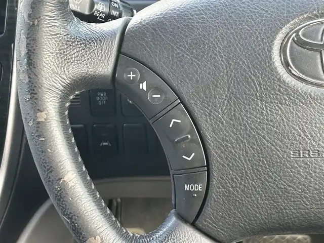 トヨタ アルファード Ｖ AS 愛知県 2005(平17)年 7.9万km ブラックマイカ ワンオーナー/純正HDDナビ(FM/AM/CD/DVD/MD/アナログ)/サンルーフ/純正フリップダウンモニター/バックカメラ/100V充電/両側パワースライドドア/HIDヘッドライト/フォグランプ/純正AW17インチ/電動格納ミラー/純正エアロ/純正フロアマット/リモコンキー・スペアキー１本/ステアリングリモコン/ハンズフリー/ABS/取扱説明書・保証書