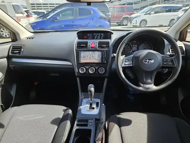 スバル インプレッサ スポーツ 2．0i アイサイト 宮崎県 2012(平24)年 4.6万km ヴェネチアンレッドパール 4WD/ストラーダナビ/フルセグTV/バックカメラ/ビルトインETC/レーダークルーズコントロール/アイサイトver２/・衝突被害軽減ブレーキ/・AT誤発進抑制制御/・ふらつき警報/・車線逸脱警報/・先行車発進お知らせ/HIDヘッドランプ/革巻きステアリング/ステアリングスイッチ/パドルシフト/純正16インチアルミホイール/スマートキー/エンジンプッシュスタート/禁煙車