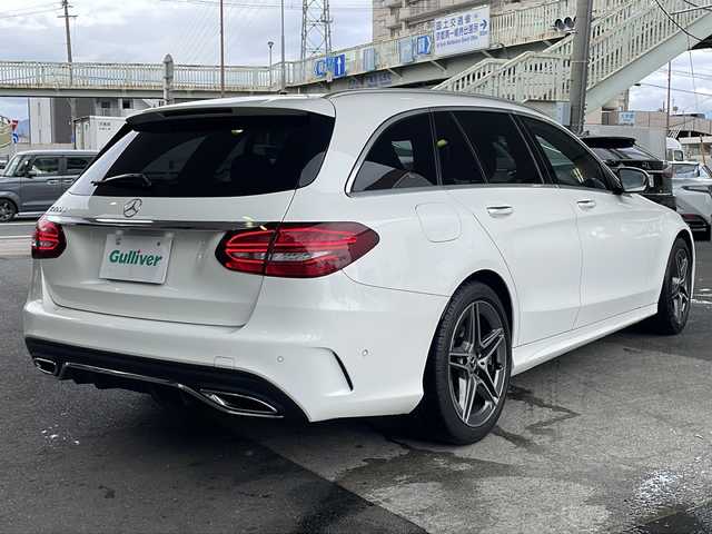 メルセデス・ベンツ Ｃ２２０ｄ 京都府 2018(平30)年 3.7万km パール ワンオーナー　/１２．３インチ純正ＳＤナビ　/Bluetooth/黒本革　/メモリーシート/前席パワーシート/前席シートヒーター/パドルシフト/ルーフレール/バックカメラ　/後方純正ドライブレコーダー/禁煙　/アクティブブレーキアシスト　/道路標識アシスト　/レーダークルコン　/レーンキープアシスト/クリアランスソナー/アテンションアシスト　/ＢＳＭ　/ＥＳＰ　/ディーゼル /3眼LEDヘッドライト/オートライト/オートマチックハイビーム/電動リアゲート/純正AW18インチ/Wエアバッグ/カーテンエアバッグ/スマートキー
