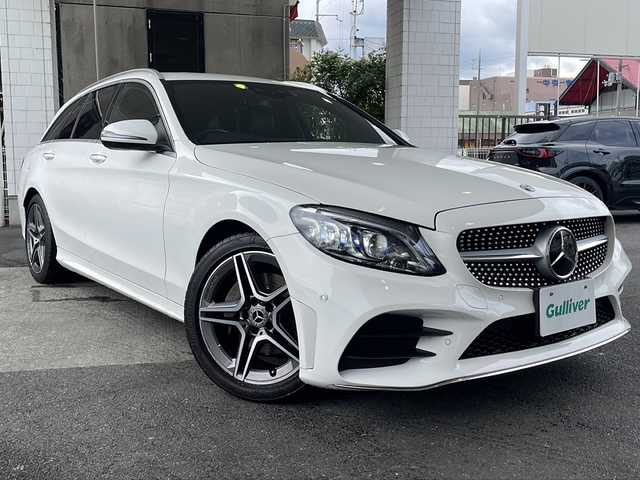 メルセデス・ベンツ Ｃ２２０ｄ 京都府 2018(平30)年 3.7万km パール ワンオーナー　/１２．３インチ純正ＳＤナビ　/Bluetooth/黒本革　/メモリーシート/前席パワーシート/前席シートヒーター/パドルシフト/ルーフレール/バックカメラ　/後方純正ドライブレコーダー/禁煙　/アクティブブレーキアシスト　/道路標識アシスト　/レーダークルコン　/レーンキープアシスト/クリアランスソナー/アテンションアシスト　/ＢＳＭ　/ＥＳＰ　/ディーゼル /3眼LEDヘッドライト/オートライト/オートマチックハイビーム/電動リアゲート/純正AW18インチ/Wエアバッグ/カーテンエアバッグ/スマートキー