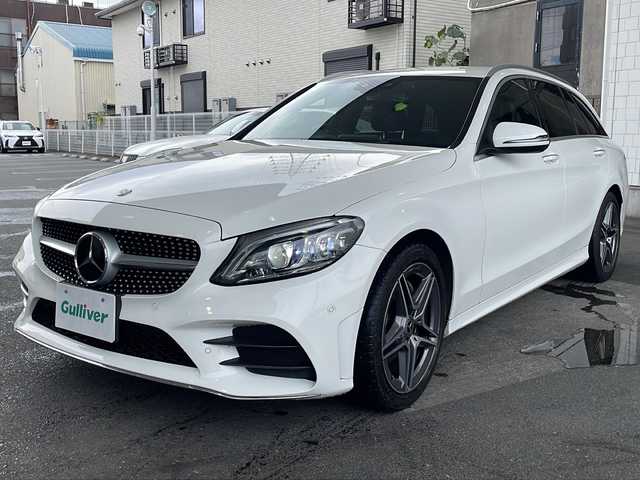 メルセデス・ベンツ Ｃ２２０ｄ 京都府 2018(平30)年 3.7万km パール ワンオーナー　/１２．３インチ純正ＳＤナビ　/Bluetooth/黒本革　/メモリーシート/前席パワーシート/前席シートヒーター/パドルシフト/ルーフレール/バックカメラ　/後方純正ドライブレコーダー/禁煙　/アクティブブレーキアシスト　/道路標識アシスト　/レーダークルコン　/レーンキープアシスト/クリアランスソナー/アテンションアシスト　/ＢＳＭ　/ＥＳＰ　/ディーゼル /3眼LEDヘッドライト/オートライト/オートマチックハイビーム/電動リアゲート/純正AW18インチ/Wエアバッグ/カーテンエアバッグ/スマートキー