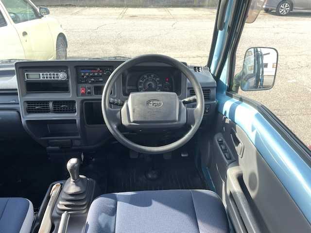 スバル サンバー トランスポーター 福井県 2010(平22)年 3.9万km アジュールブルーパール 登録時走行距離３８１５７ｋｍ/ワンオーナー/ハイルーフ/４WD/５MT/集中ドアロック/スライドドア/パワーウィンドウ/パワーステアリング/エアコン/保証書/取扱説明書