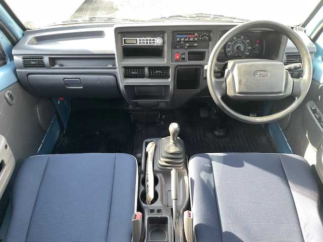 スバル サンバー トランスポーター 福井県 2010(平22)年 3.9万km アジュールブルーパール 登録時走行距離３８１５７ｋｍ/ワンオーナー/ハイルーフ/４WD/５MT/集中ドアロック/スライドドア/パワーウィンドウ/パワーステアリング/エアコン/保証書/取扱説明書