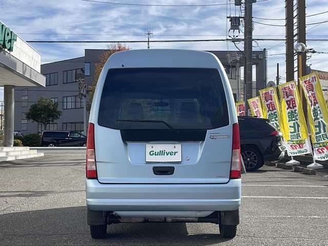 スバル サンバー トランスポーター 福井県 2010(平22)年 3.9万km アジュールブルーパール 登録時走行距離３８１５７ｋｍ/ワンオーナー/ハイルーフ/４WD/５MT/集中ドアロック/スライドドア/パワーウィンドウ/パワーステアリング/エアコン/保証書/取扱説明書