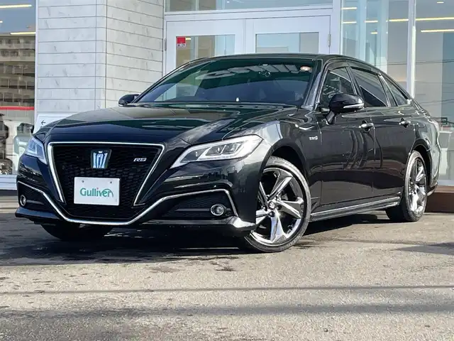 トヨタ クラウン ハイブリッド RS アドバンス Four 道央・札幌 2019(令1)年 3.6万km プレシャスブラックパール ・4WD/・プリクラッシュセーフティ/・純正メモリナビ/CD&DVD&BT&USB&microSD&フルセグTV/・バックカメラ/・前後ドライブレコーダー/・前後コーナーセンサー/・前後クリアランスソナー/・リヤクロストラフィックアラート/・パーキングサポートブレーキ/・先行車発進告知/・前席両側パワーシート/・ハーフレザーシート/・前席両側シートヒーター/・メモリシート/・ステアリングヒーター/・レーダークルーズコントロール/・パドルシフト/・ハンズフリー/・ステアリングスイッチ/・ABS/・トラクションコントロール/・レーンキープアシスト/・盗難防止装置/・オートライト/・LEDヘッドライト/・フォグランプ/・ブラインドスポットモニター/・オートリトラミラー/・純正フロアマット/・純正18インチAW
