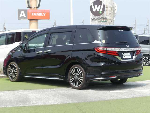 ホンダ オデッセイ アブソルート EX 千葉県 2016(平28)年 5万km クリスタルブラックパール 純正ナビ　後席モニター　ホンダセンシング　バックカメラ　レーダークルーズコントロール　レーンキープアシスト　ブラインドスポットモニター　両側パワースライドドア　前方ドライブレコーダー　ＥＴＣ　ＬＥＤ