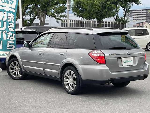 スバル アウトバック 2．5XT EyeSight 長野県 2008(平20)年 13.6万km 黒 4WD/クルーズコントロール追従無/前席パワーシート/D席シートヒーター/ルーフレール/横滑り防止装置/革ステアリング/社外フロアマット/キセノンヘッドライト/ダブルサイドエアバック/保証書、取扱説明書