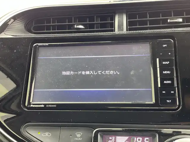 トヨタ アクア S スタイルブラック 三重県 2018(平30)年 5.7万km ブラックマイカ 禁煙車/社外ナビ/CD/DVD/BT/MSV/フルセグTV/ドライブレコーダー/クリアランスソナー/ステアリングリモコン/ETC/スタッドレスタイヤ積込（ホイール付き）/LEDライト/プリクラッシュセーフティ/オートハイビーム/スマートキー