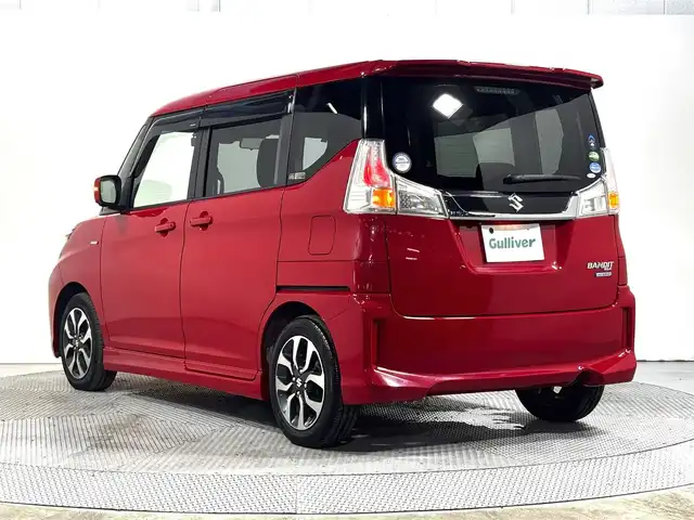 スズキ ソリオ バンディット HV MV Dカメラ ブレーキS 大阪府 2016(平28)年 2.4万km ファーベントレッド ３６０カメラ　メーカーナビ（フルセグＴＶ／ＤＶＤ／ＣＤ／ｂｌｕｅｔｏｏｔｈ　）　衝突軽減ブレーキ　レーンアシスト　シートヒーター　ドラレコ　ＬＥＤライト　パワースライドドア　クルーズコントロール