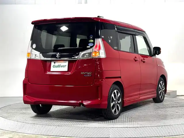 スズキ ソリオ バンディット HV MV Dカメラ ブレーキS 大阪府 2016(平28)年 2.4万km ファーベントレッド ３６０カメラ　メーカーナビ（フルセグＴＶ／ＤＶＤ／ＣＤ／ｂｌｕｅｔｏｏｔｈ　）　衝突軽減ブレーキ　レーンアシスト　シートヒーター　ドラレコ　ＬＥＤライト　パワースライドドア　クルーズコントロール