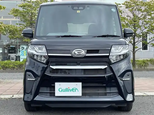 ダイハツ タント カスタム RS 福島県 2019(令1)年 4.2万km パールブラック 純正ナビ/フルセグTV/両側パワースライドドア/ハーフレザーシート/LEDオートライト/オートハイビーム/衝突軽減システム/車線逸脱防止/純正ドライブレコーダー/型番：DRN-H70N/バックカメラ/プッシュスタート/コーナーセンサー/ビルトインETC/ISOFIX/純正フロアマット/純正ドアバイザー