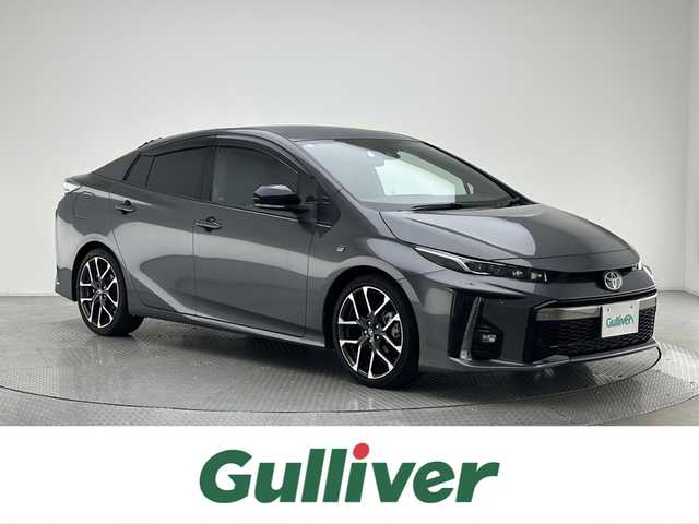 トヨタ プリウス ＰＨＶ S GRスポーツ 兵庫県 2018(平30)年 8.1万km グレーメタリック 純正SDナビ(CD/DVD/フルセグ/Bluetooth)/バックカメラ/追従型クルーズコントロール/ハーフレザーシート/シートヒーター/4本出しマフラー/純正18インチアルミホイール/純正フロアマット/オートライト/オートマチックハイビーム/LEDヘッドライト/ETC/スペアキー