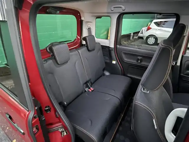 スズキ スペーシア ギア HYBRID XZターボ 道央・札幌 2019(平31)年 3.2万km フェニックスレッドパール/ガンメタリック2トーンルーフ ワンオーナー/4WD/ターボ/全方位モニター用カメラパッケージ/・ヘッドアップディスプレイ/・全方位モニター用カメラ/ガンメタリック2トーンルーフ/純正メモリナビ（Panasonic/CN-RZ846)/(フルセグTV/CD/DVD/Bluetooth）/バックカメラ/サイドカメラ/セーフティーサポート/・デュアルセンサーブレーキサポート/・車線逸脱警報機能/・リアパーキングセンサー/・後退時ブレーキサポート/・ハイビームアシスト/フリップダウンモニター(ALPINE)/クルーズコントロール/両側パワースライドドア/シートヒーター(運転席＆助手席)/ETC/パドルシフト/オートライト/スペアキー×1/取扱説明書/保証書