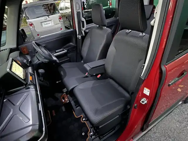 スズキ スペーシア ギア HYBRID XZターボ 道央・札幌 2019(平31)年 3.2万km フェニックスレッドパール/ガンメタリック2トーンルーフ ワンオーナー/4WD/ターボ/全方位モニター用カメラパッケージ/・ヘッドアップディスプレイ/・全方位モニター用カメラ/ガンメタリック2トーンルーフ/純正メモリナビ（Panasonic/CN-RZ846)/(フルセグTV/CD/DVD/Bluetooth）/バックカメラ/サイドカメラ/セーフティーサポート/・デュアルセンサーブレーキサポート/・車線逸脱警報機能/・リアパーキングセンサー/・後退時ブレーキサポート/・ハイビームアシスト/フリップダウンモニター(ALPINE)/クルーズコントロール/両側パワースライドドア/シートヒーター(運転席＆助手席)/ETC/パドルシフト/オートライト/スペアキー×1/取扱説明書/保証書